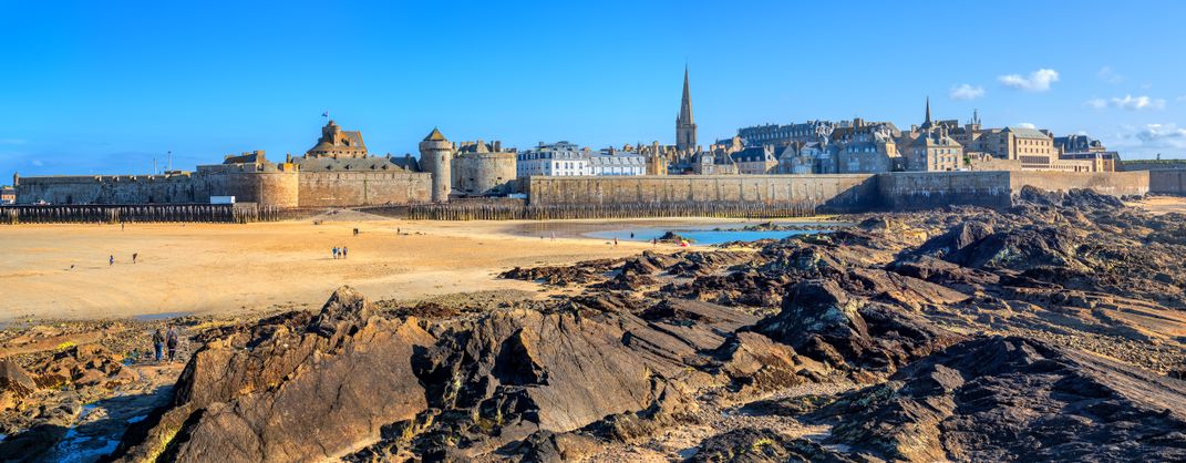 The walled city of Saint Malo