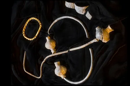 The cache of jewelry likely dates to around 950 A.D.