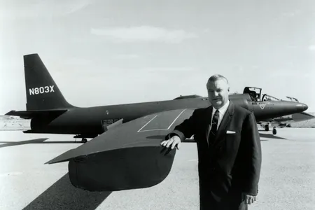 Clarence L. “Kelly” Johnson of Lockheed’s secret “Skunk Works” facility, chief designer of the U-2.