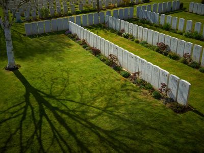 France has some 280 burial grounds for men killed in Somme combat, including the Lonsdale Cemetery in Authuille.