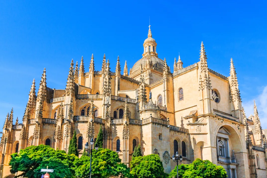 The baroque cathedral, Segovia