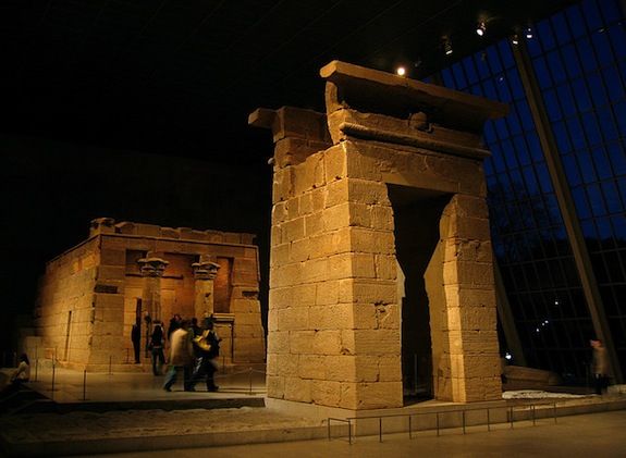 The temple at the Met, in New York City.