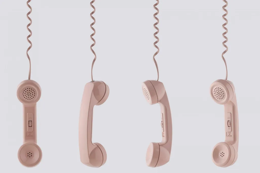 Pink Phone Receivers