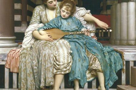 Frederic Leighton, "The Music Lesson," 1877
