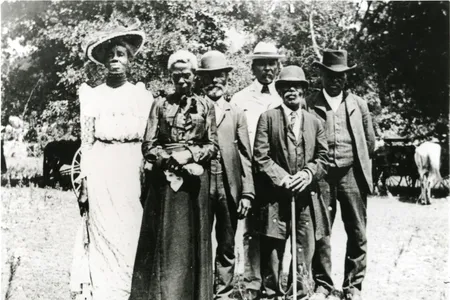 Grace Murray Stephenson and family at an Emancipation Day Celebration in 1900.