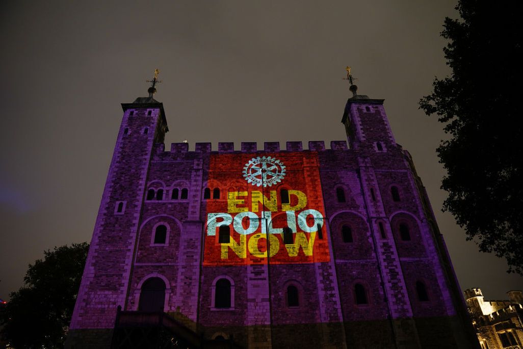 Tower of London end polio now