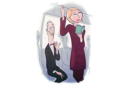 "I still wonder why that young woman gave up her seat.  It's not as if our bodies bear visible proof of our years."