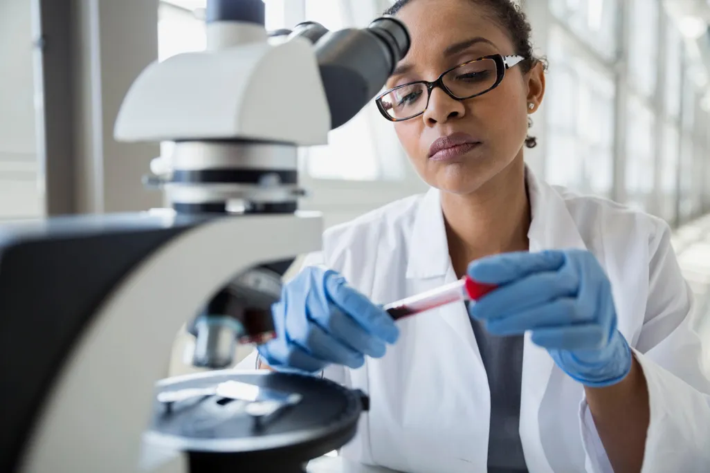 black female scientist