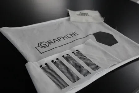 Printed graphene supercapacitor