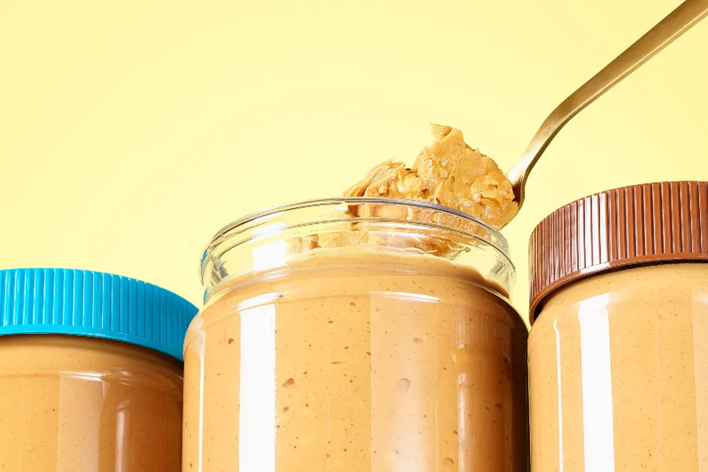 Jars of peanut butter