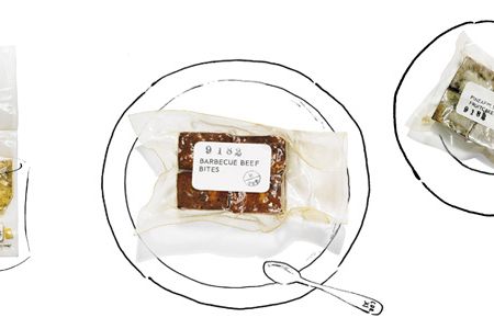 Three signature NASM space food examples from Neil Armstrong's meal allotments on the Apollo 11 mission.