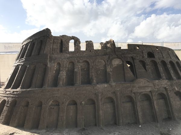 Coliseum made of sand thumbnail