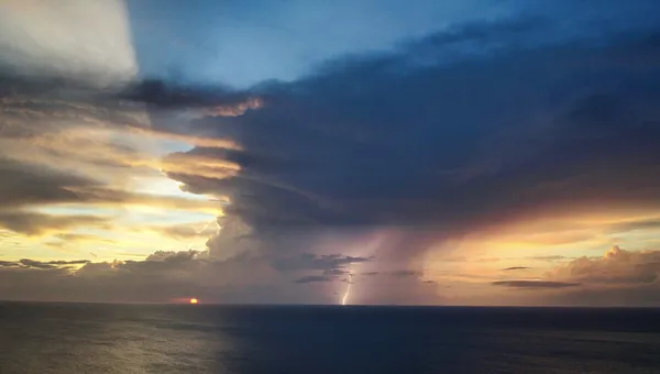 Sunset Thunderstorm over the Gulf of Mexico thumbnail