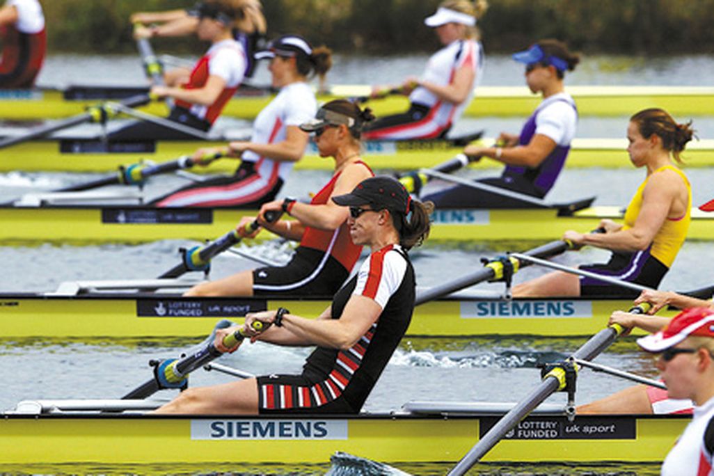 Britain’s Olympic womens rowing team