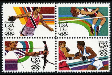 Scenes from the 1984 Los Angeles Summer Olympics.