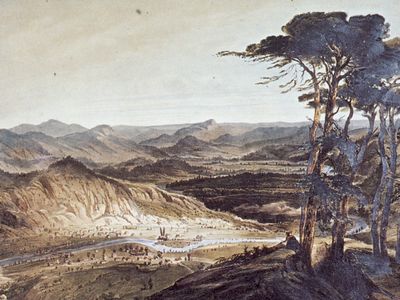 Sutter&#39;s Mill, California, where John Augustus Sutter struck gold, accidentally starting the gold rush.