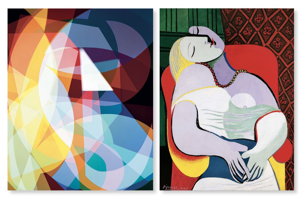 Niko Luoma's interpretation of Picasso's Le Reve and Picasso's Le Reve
