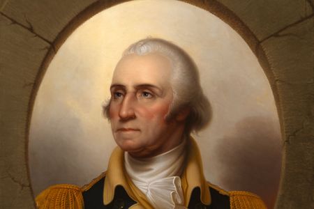 George Washington, (Porthole type) by Rembrandt Peale, c. 1853