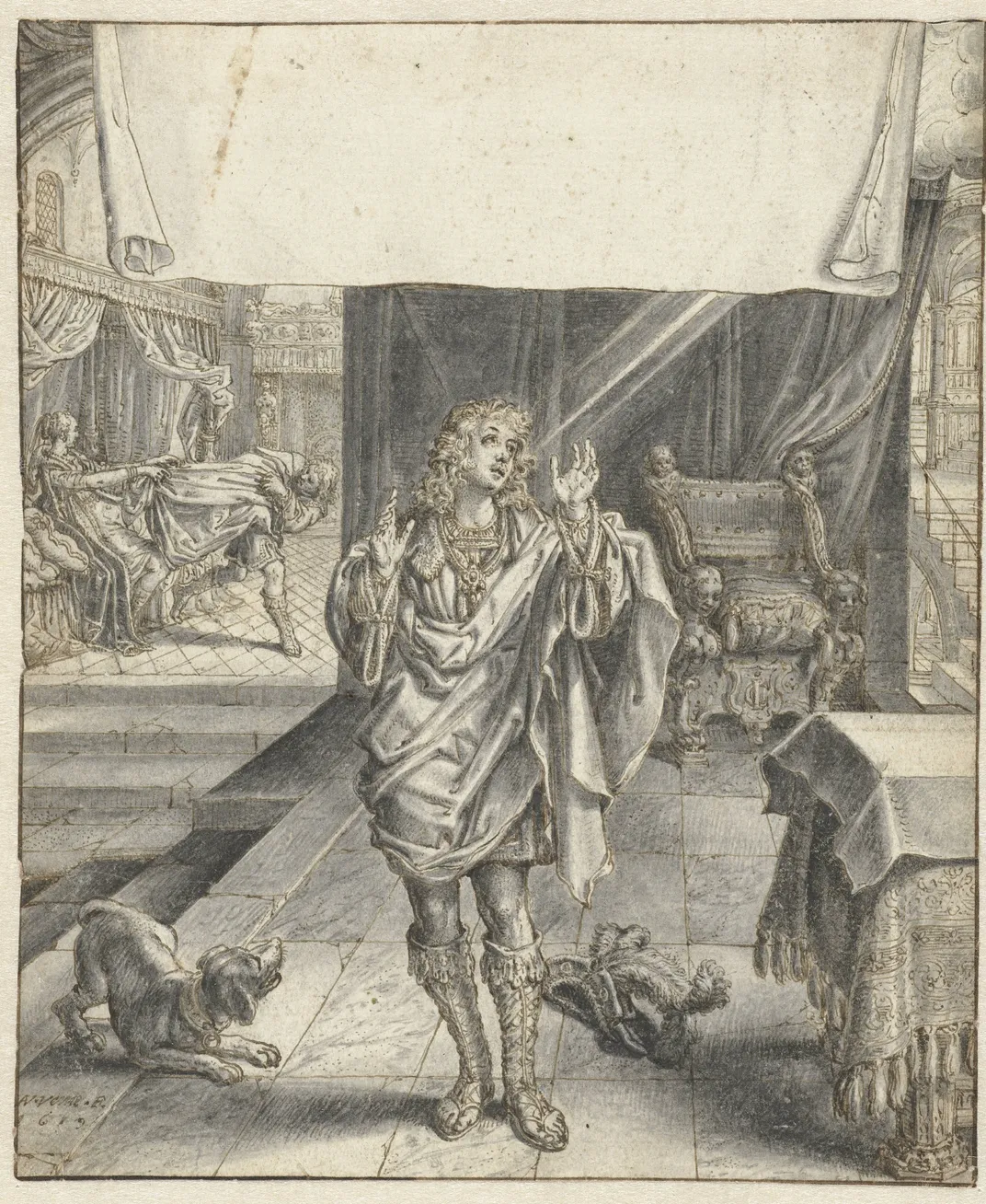 Adriaen van de Venne's drawing