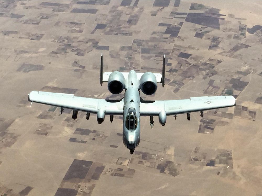 aircraft above desert