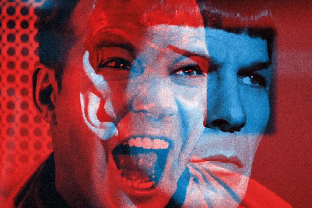 Spock and Kirk Illustration