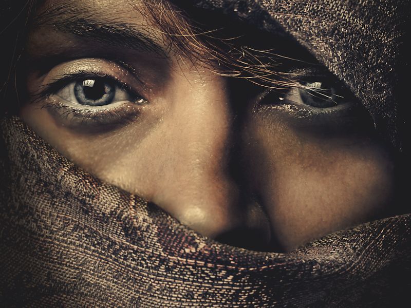 A Deep Gaze The eyes capture a full spectrum of emotion in a very