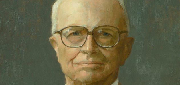 Thomas Buechner portrait of Bill Zinsser