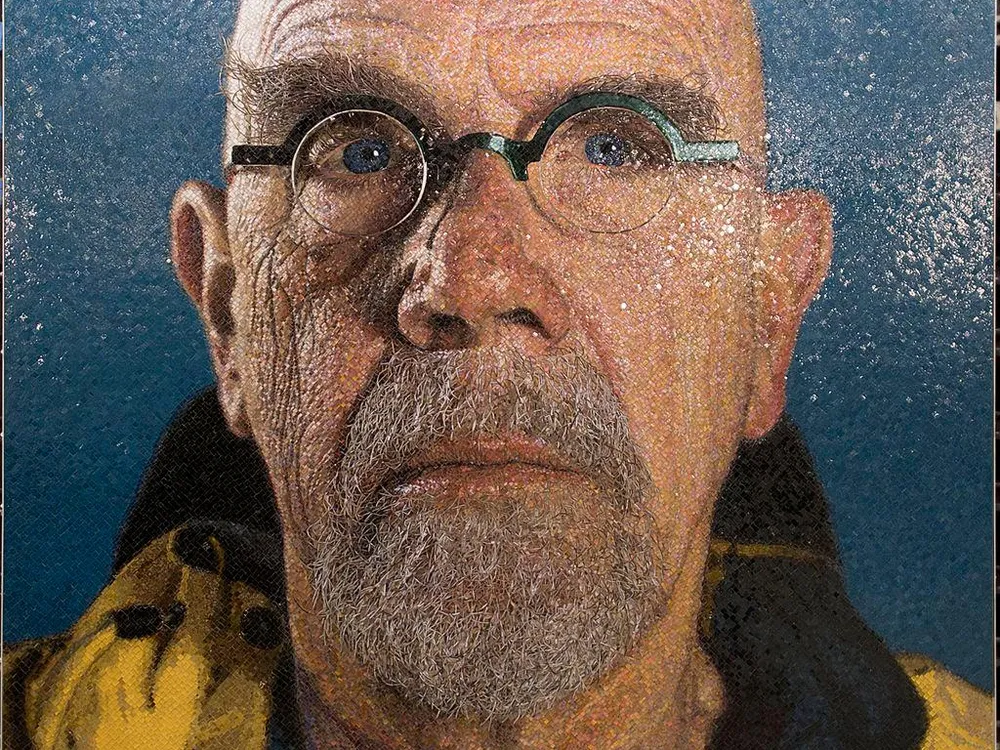 Chuck Close, self-portrait