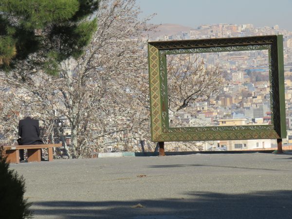 A man next to the frame. But he himself is a frame of life. thumbnail