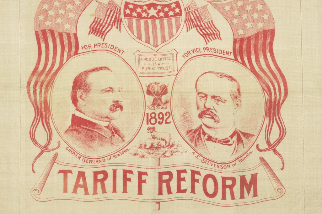 Grover Cleveland Tariff Campaign Poster