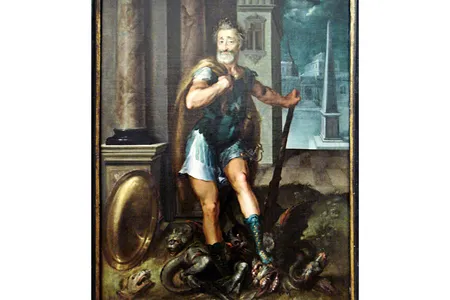 Henri IV depicted as Hercules vanquishing a hydra. All in a day's work.