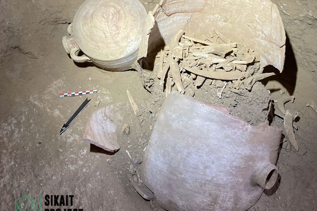 Votive offering found at the Sikait site