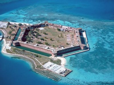 Fort Jefferson is no longer in use as a military facility and is currently part of the Dry Tortugas National Park.