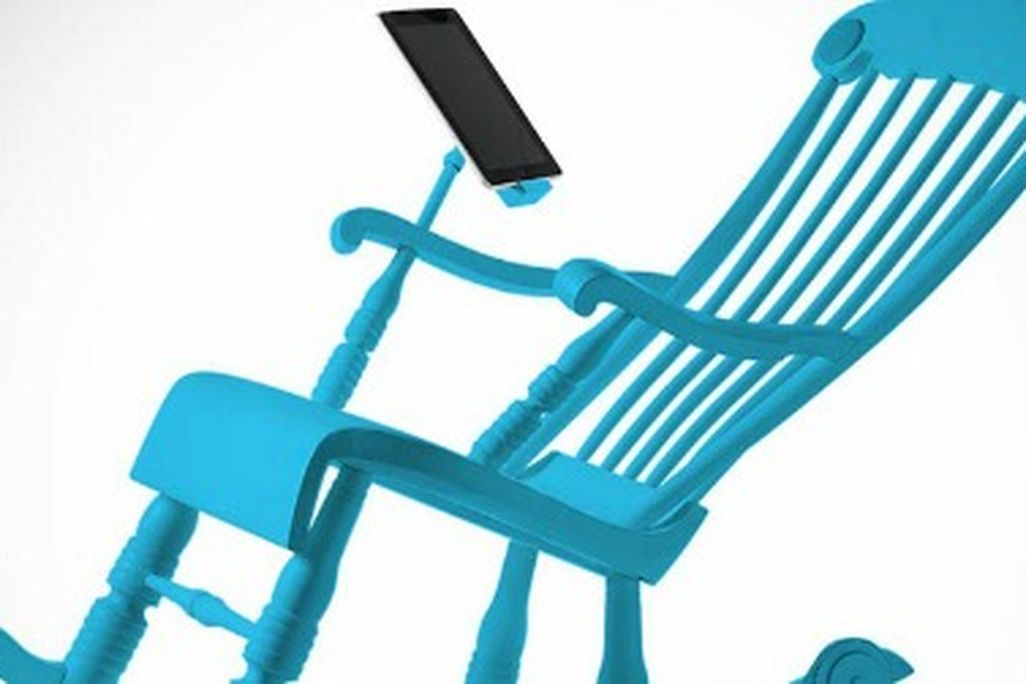Part rocking chair, part charging station