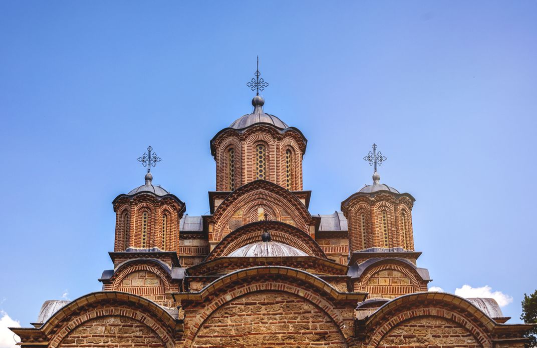 Detail of the Gracanica Monastery, Pristina, Kosovo