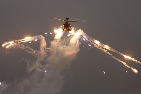 Who do you want to see hovering overhead after you crash? That's right, an Apache AH Mk1.