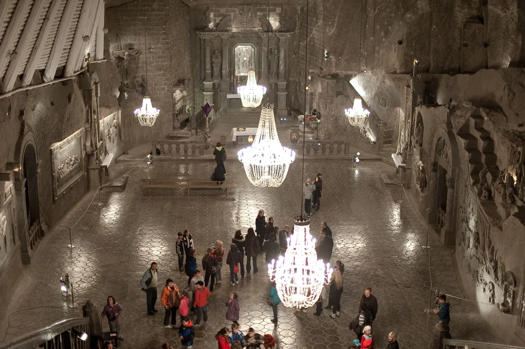 Poland's Wieliczka Salt Mines, a World Heritage site