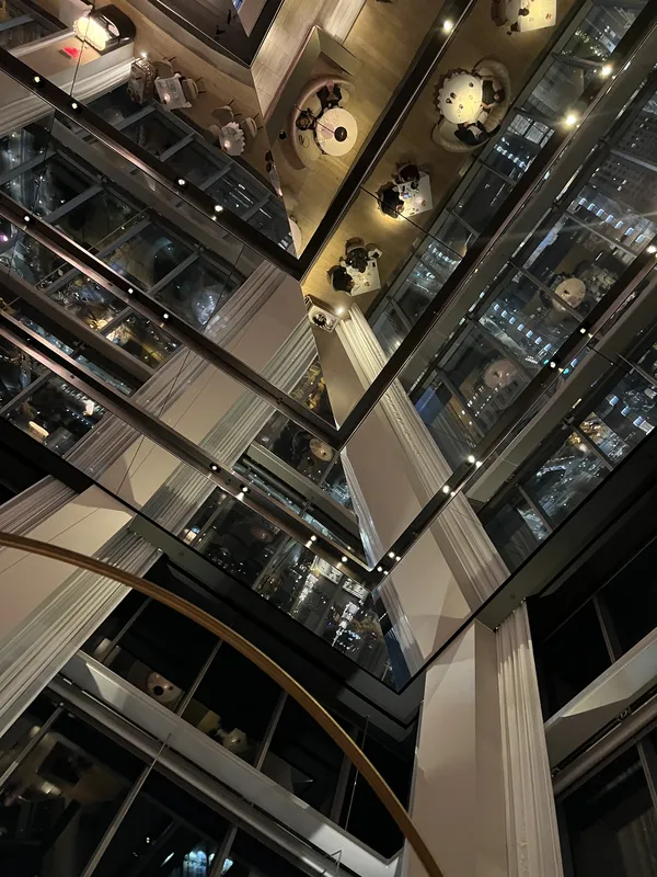 Glass ceiling in a hotel thumbnail