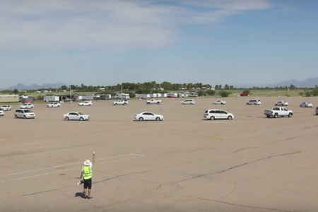One autonomous car in this group was able to reduce stop-and-go traffic flow.
