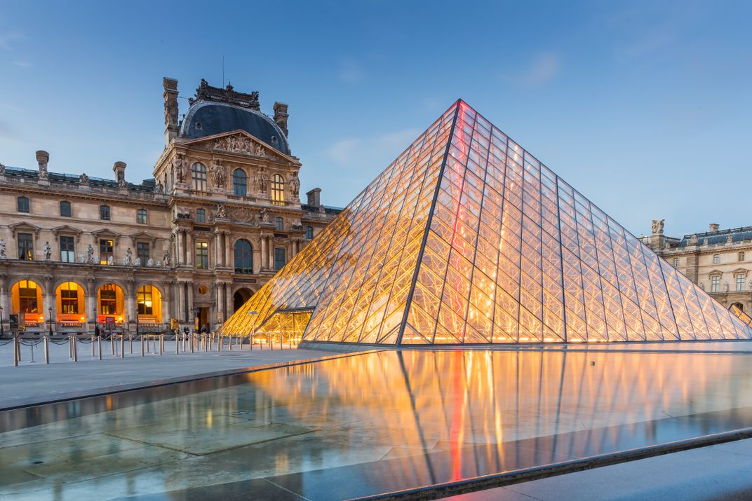 Entrance to the Louvre Museum
