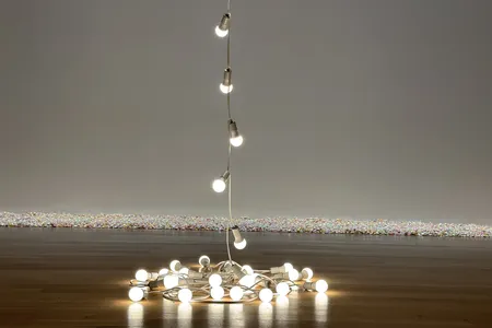 A view of the exhibition &quot;Felix Gonzalez-Torres: Always to Return&quot; at the National Portrait Gallery