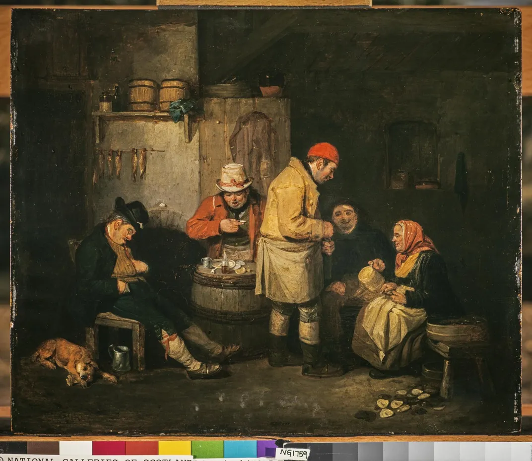 An Oyster-Cellar in Leith, John Burnet, circa 1819
