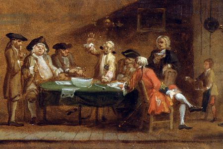 A typical 17th-century coffeehouse scene. Controversial, right?