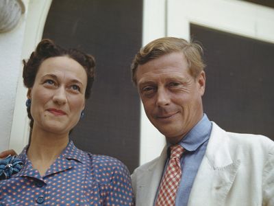 Edward VIII abdicated the throne to marry Wallis Simpson. Here, the couple is pictured in the Bahamas, where Edward served as governor between 1940 and 1945.





