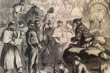 Cartoonist Thomas Nast first drew Santa Claus in January 1863, for Harper&#39;s Weekly.