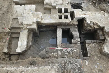 The castle's mill was integrated into the residential space and powered by a canal that flowed beneath the building.