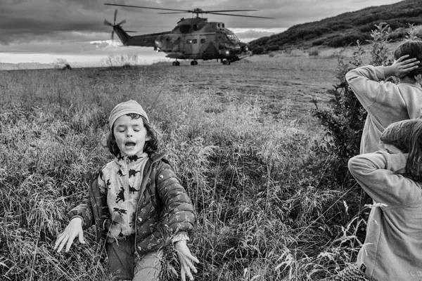 helicopter landing on Ceahlau mtn thumbnail