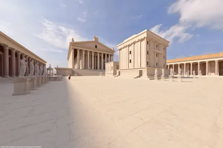 A virtual reconstruction featured in Baalbek Reborn