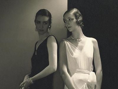Marion Morehouse in Vionnet gown