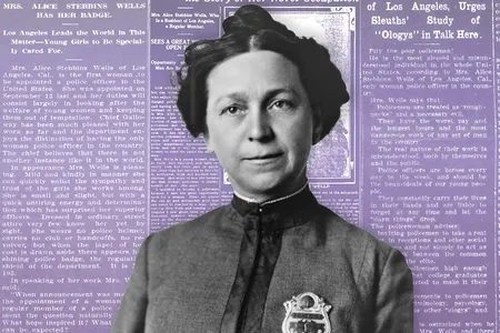 After a trolley conductor accused Alice Stebbins Wells of using her husband&#39;s police badge to avoid paying for public transit, the Los Angeles Police Department allowed her to wear a more feminine uniform of her own design, along with a special &ldquo;Policewoman&rsquo;s Badge No. 1.&rdquo;